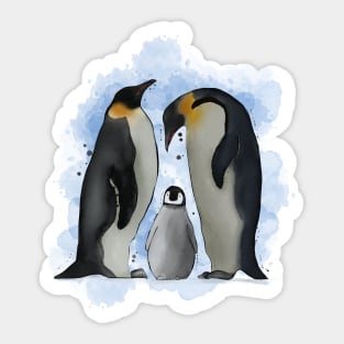 Penguin family Sticker